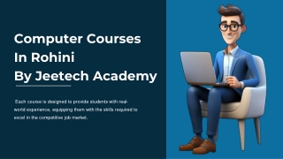 Computer Courses In Rohini By Jeetech Academy
