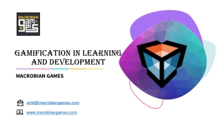 gamification in learning and development