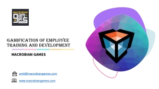 gamification of employee training and development