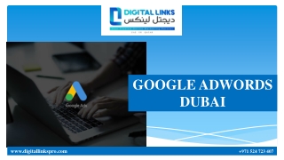 GOOGLE ADWORDS DUBAI