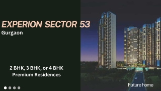Experion Sector 53  Gurgaon E-Brochure