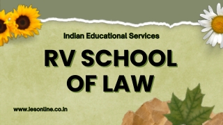RV School of Law