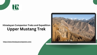 Upper Mustang Trek - Himalayan Companion Treks and Expedition