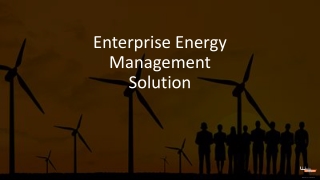 Enterprise Energy Management Solution