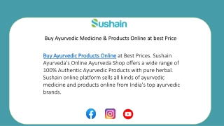 Buy Ayurvedic Medicine & Products Online at best Price