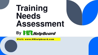 Training Needs Assessment