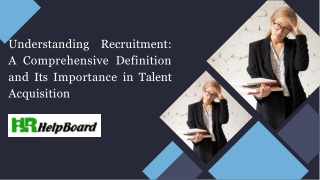Recruitment Definition