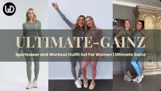 Sportswear and Workout Outfit Set For Women | Ultimate Gainz