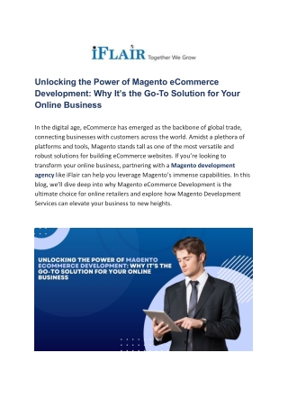 Unlocking the Power of Magento eCommerce Development: Why It’s the Go-To Solutio