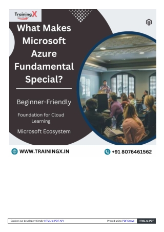 Start Your Cloud Journey with Azure Fundamentals