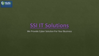 SSI IT Consulting: Expert Cyber Security Specialists in Switzerland