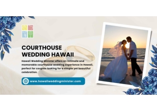 Courthouse Wedding Hawaii