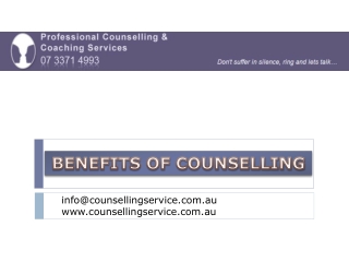 Proofessional Counselling