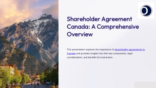 Shareholder Agreement Canada | Outsiders Law Services