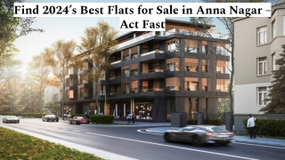 Flats for Sale in Anna Nagar