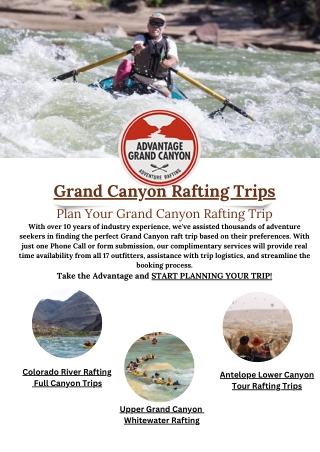 Grand Canyon Rafting Trips - Advantage Grand Canyon