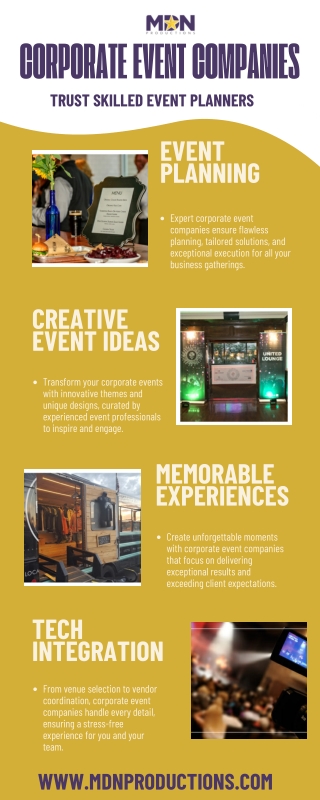 Trusted Corporate Event Companies for Flawless Events