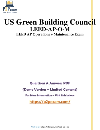 Master the LEED-AP-O-M Certification Exam