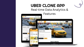 Uber clone App Real-time Data Analytics & Features