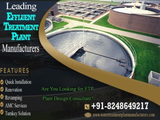 Effluent Treatment Plant Construction India