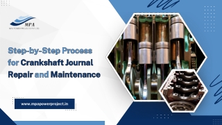 Step-by-Step Process for Crankshaft Journal Repair and Maintenance