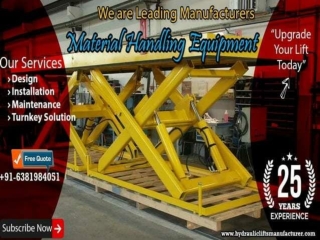 Heavy Duty Scissor Lift Manufacturers in Chennai