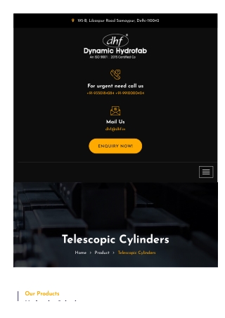 Best Telescopic Cylinders for Construction and Industrial Use