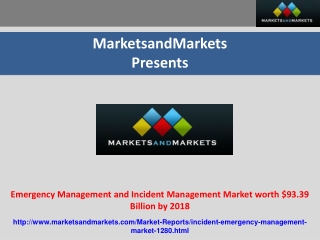Emergency Management and Incident Management Market