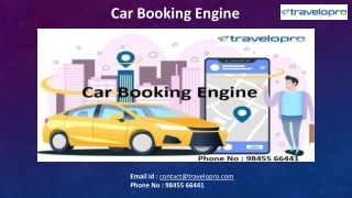 Car Booking Engine