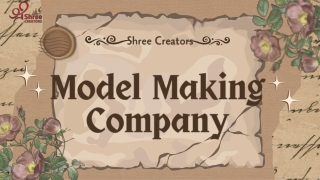 HQ 3D Miniature Model Maker in India - Shree Creators