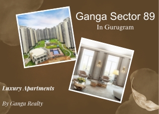 Ganga Sector 89 Gurgaon E-Brochure