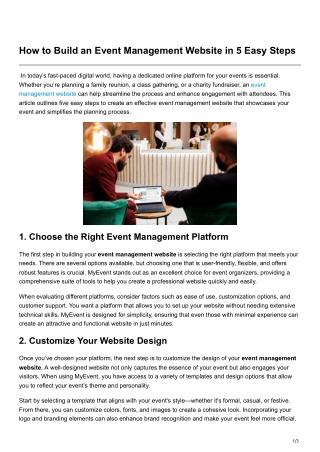 How to Build an Event Management Website in 5 Easy Steps (2)
