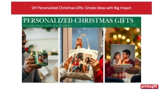 DIY Personalized Christmas Gifts Simple Ideas with Big Impact