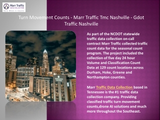 Turn Movement Counts - Marr Traffic Tmc Nashville - Gdot Traffic Nashville