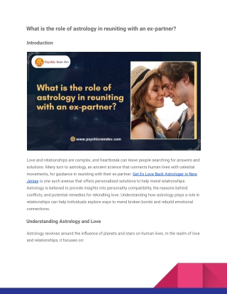What is the role of astrology in reuniting with an ex-partner_