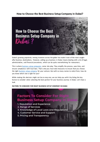 How to Choose the Best Business Setup Company - Nimbus