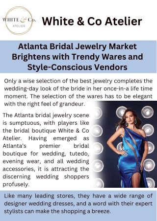 Atlanta Bridal Jewelry Market Brightens with Trendy Wares and Style-Conscious