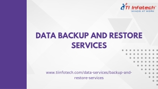 Choose the Data Backup and Restore Services for your IT Organization