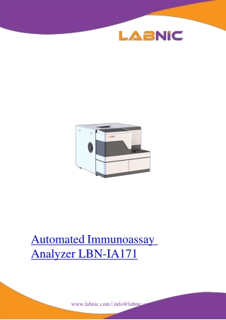 Automated Immunoassay Analyzer LBN-IA171