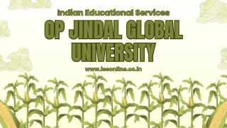 OP Jindal Global University Sonipat