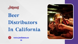 Beer Distributors In California