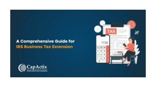 A Comprehensive Guide for IRS Business Tax Extension