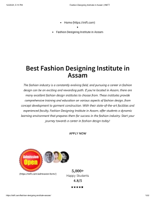 Fashion designing institute in Assam