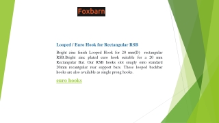 Euro Hooks Perfect Hooks for Retail and Display Needs