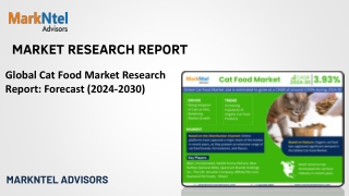 Global Cat Food Market Research Report: Forecast (2024-2030)