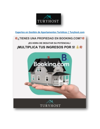 Expertos en Gestión de Apartamentos Turísticos | Turyhost.com