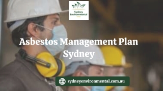 Asbestos Management Plan Sydney