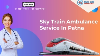 You need to transport a seriously injured patient from Patna And Ranchi to another city