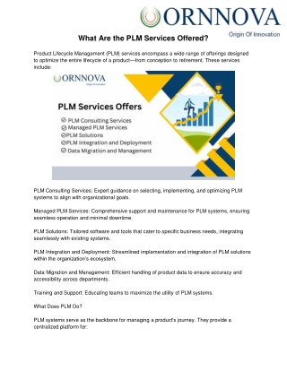 Expert PLM Consultants | Product Lifecycle Management Solutions