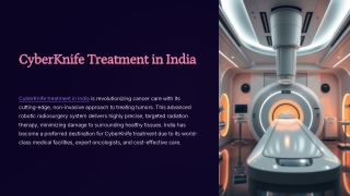 CyberKnife Treatment in India